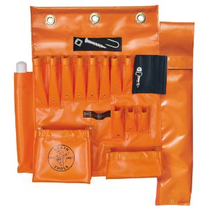 KLEIN TOOLS 51829MHS Luftschürze, mit Hot-Stick-Tasche und Magnet, 27-1/2 x 32 Zoll Größe | CE4VZB 20014-4