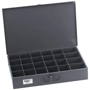 KLEIN TOOLS 54447 Parts Storage Box, No. of Compartments 24, Size Extra Large | CE4YVB 54615-0