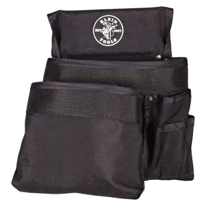 KLEIN TOOLS 5701 Tool Pouch, Overall Length 11 Inch, 8 Pocket, Black | CE4YRP 55159-8