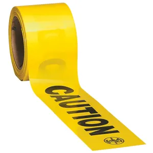 KLEIN TOOLS 58000 Caution Barricade Warning Tape, Length 200 Feet | CE4YKV 58000-0