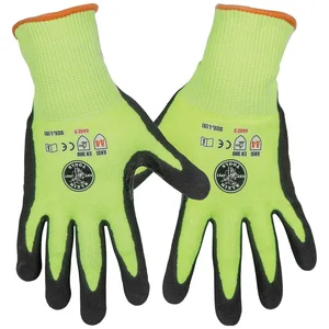 KLEIN TOOLS 60186 Cut Resistant Glove, Cut Level 4, Touchscreen, Large, 2 Pair | CF3QTM 60186-6