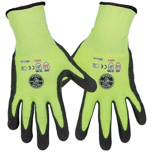 KLEIN TOOLS 60198 Cut Resistant Glove, Cut Level 4, Touchscreen Capable, Extra Large, 2 Pack | CF3QTR 60198-9