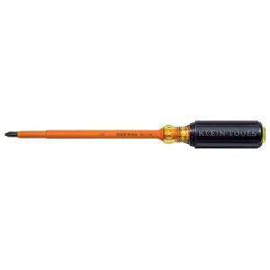 KLEIN TOOLS 6037INS Insulated Screwdriver, Phillips Tip, 7 Inch Shank Length | CF3QUG 85334-0