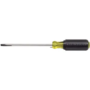 KLEIN TOOLS 6056B Wire Bending Cabinet Tip Screwdriver, Shank Length 6 Inch | CE4ZDJ