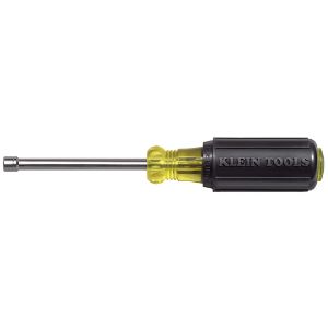 KLEIN TOOLS 6304MM Cushion Grip Nut Driver, Shaft Length 3 Inch, Driver Size 4 mm | CE4YMY