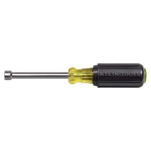 KLEIN TOOLS 6307MM Cushion Grip Nut Driver, Shaft Length 3 Inch, Driver Size 7 mm | CE4YMB