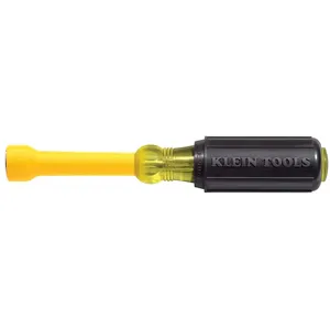 KLEIN TOOLS 640716 Nut Driver, Shaft Length 3 Inch, Driver Size 7/16 Inch | CE4YLW