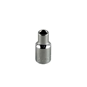 KLEIN TOOLS 65800 Standard 12-Point Socket, Drive Size 1/2 Inch, Socket Size 7/16 Inch | CE4YYQ 65800-6