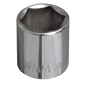 KLEIN TOOLS 65912 Metric 6-Point Socket, Drive Size 3/8 Inch, Socket Size 12 mm | CE4YZR 65912-6