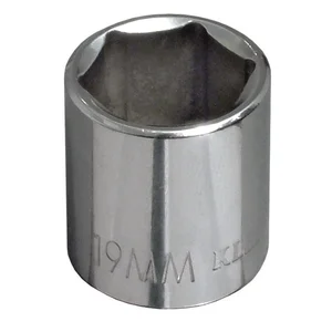 KLEIN TOOLS 65911 Metric 6-Point Socket, Drive Size 3/8 Inch, Socket Size 11 mm | CE4YZM 65911-9