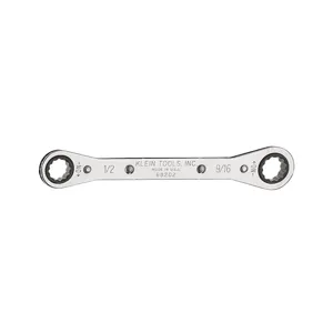 KLEIN TOOLS 68202 Ratcheting Box Wrench, Size 1/2 x 9/16 Inch | CE4YYC 68202-5