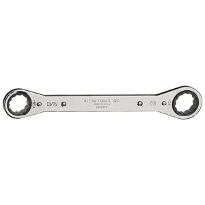 KLEIN TOOLS 68206 Ratcheting Box Wrench, Size 13/16 x 7/8 Inch | CE4YWW 68206-3