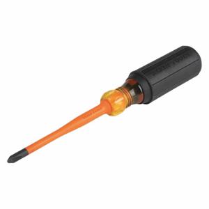 KLEIN TOOLS 6934INS Insulated Screwdriver, #2 Tip Size, 8 1/4 Inch Length, 4 Inch Shank Length | CR7EVE 60KN88