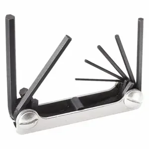 KLEIN TOOLS 70582 Seven-Key Metric Folding Hex Key Kit | CE4XWU 33263-0