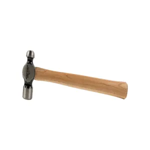 KLEIN TOOLS 80316 Hickory Ball Peen Hammer, Overall Length 13-1/2 Inches | CE4XVY