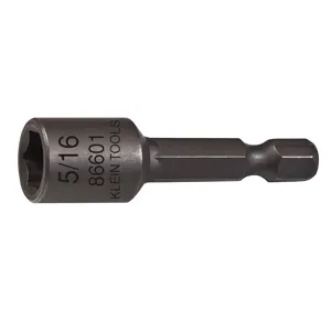 KLEIN TOOLS 86601 Magnetic Hex Driver, Size 5/16 Inch, 3 Pack | CE4YPW 86601-2