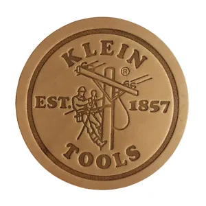 KLEIN TOOLS 98028 Coasters, Leather, 6 Pack | CE4YCJ 98028-2