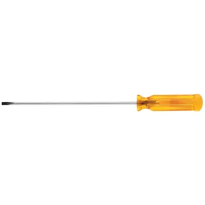 KLEIN TOOLS A21610 Cabinet Tip Screwdriver, Shank Length 10 Inch, Tip Size 1/8 Inch | CE4YNA