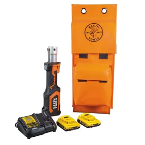 KLEIN TOOLS BAT207T13 Crimper, Battery Operated, No Heads, 2 Ah | CE4WYQ 63088-0