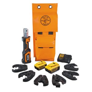 KLEIN TOOLS BAT207T144H Crimper Kit, Battery Operated, 4 Ah | CE4XHV 29105-0