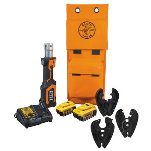 KLEIN TOOLS BAT207T4H Battery Operated Crimper, Die Groove, ACSR/EHS | CE4XFR 63198-6
