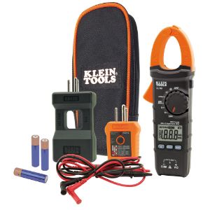 KLEIN TOOLS CL110KIT Clamp Meter and Electrical Test Kit, 600V | CE4WPU