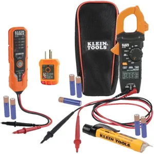 KLEIN TOOLS CL120VP Clamp Meter Electrical Test Kit, Size 8.5 x 3.5 x 1.5 Inch | CF3QJP 69341-0