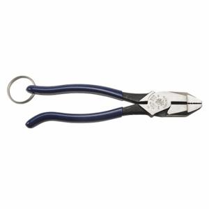 KLEIN TOOLS D213-9STT High Leverage Pliers, Tether Ring, Flat, 9 3/8 Inch Overall Length, 2 Inch Jaw Length | CR7EVM 58UT32