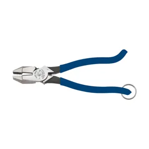 KLEIN TOOLS D2139STT Ironworkers Pliers, With Tether Ring | CE4WTK