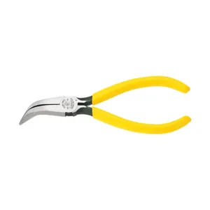 KLEIN TOOLS D3026 Curved Long-Nose Plier, Jaw Length 1.5 Inch | CE4ZAP