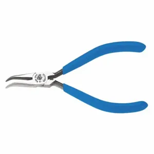 KLEIN TOOLS D320412C Electronics Curved Chain-Nose Plier, Point Diameter 1/16 Inch | CE4ZCD