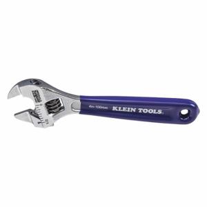 KLEIN TOOLS D86932 Wrench, Slim-Jaw, Adjustable, 4 Inch Size | CR7EZW 259G24