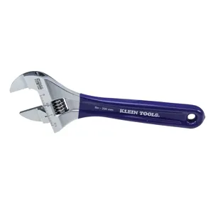 KLEIN TOOLS D86936 Slim Jaw Adjustable Wrench, 8 Inch Size | CE4WXR 69084-6