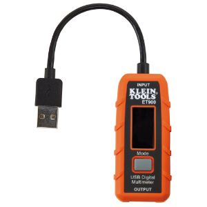 KLEIN TOOLS ET900 USB Digital Meter, USB A, Type A | CE4XBT 69138-6