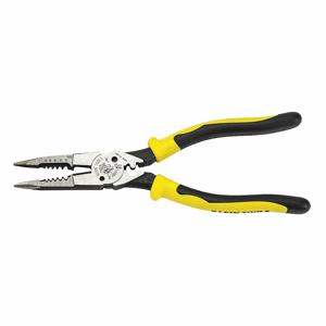 KLEIN TOOLS J207-8CR All Purpose Pliers, Crimper, 16 Awg To 8 Awg, 8 5/8 Inch Overall Lg | CV4JGD 45PZ57