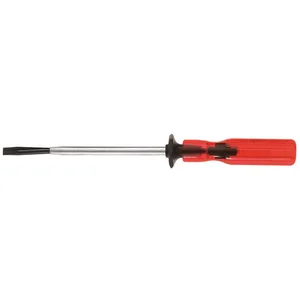 KLEIN TOOLS K48 Slotted Holding Screwdriver, Shank Length 8 Inch | CE4ZDQ 32113-9