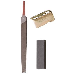KLEIN TOOLS KG2 Pole And Tree Climbers Gaff Sharpening Kit, Leather | CE4YCZ