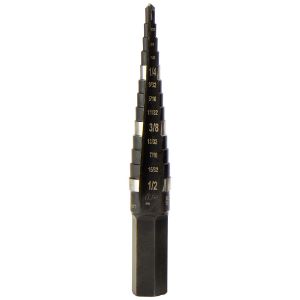KLEIN TOOLS KTSB01 Step Drill Bit, Double Fluted, #1, 1/8 - 1/2 Inch Size | CE4WNL 59101-3