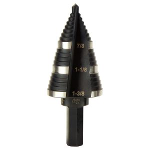 KLEIN TOOLS KTSB15 Step Drill Bit, Double Fluted, #15, 7/8 - 1-3/8 Inch Size | CE4WNQ 59115-0