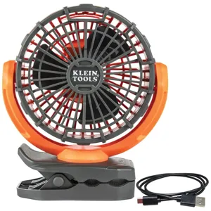 KLEIN TOOLS PJSFM1 Rechargeable Personal Jobsite Fan, 2 Speed | CF3QLK 29112-8