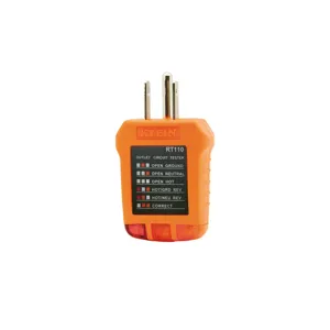 KLEIN TOOLS RT110 Receptacle Tester | CE4WPZ 69026-6