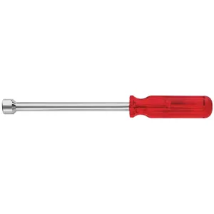 KLEIN TOOLS S166 Hollow Nut Driver, Driver Size 1/2 Inch, Shaft 6 Inch | CE4YPB 32647-9