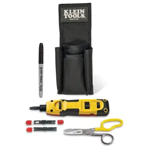 KLEIN TOOLS VDV027813 LAN Punchdown Installer Starter Kit | CE4YUM