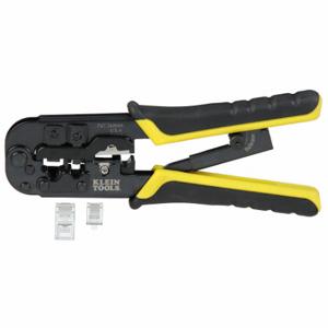 KLEIN TOOLS VDV226-817 Crimper And Connector Kit Rg59/Rg6, 7 1/2 Inch Overall Length | CR7EQD 48UW18
