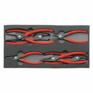 KNIPEX 00 20 01 V02 Retaining Ring Plier Set, External/Internal, 0 Deg./90 Deg. Tip Angle | CR7JYG 38UR98