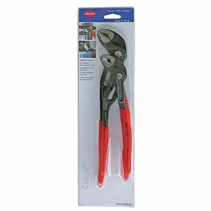 KNIPEX 00 31 20 V01 US Cobra Pliers Set, W/61 HRC Teeth, 2Pc | CR7JZC 43XE51