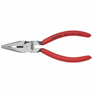 KNIPEX 08 21 145 SBA Needle Nose Plier, 1 1/4 Inch Max Jaw Opening, 6 Inch Overall Length | CR7JXA 54JD57
