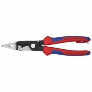 KNIPEX 13 82 8 T BKA Chain Nose Plier, 4 3/4 Inch | CR7JUP 54JD65