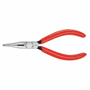 KNIPEX 23 01 140 Flat Nose Plier, 5 1/2 Inch Overall Length, 1 3/8 Inch Jaw Length, 1/8 Inch Tip Width | CR7JVB 50JU11