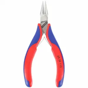 KNIPEX 35 32 115 Round Nose Plier, 3/4 Inch Max Jaw Opening, 4 1/2 Inch Length, 7/8 Inch Jaw Length | CR7JVX 38UT13